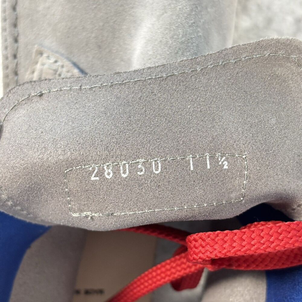 LO.WHITE 28030 Gray Suede Sneakers Mens Size 11.5 IOB & Dust Bag Italy MSRP $450 - Picture 12 of 14